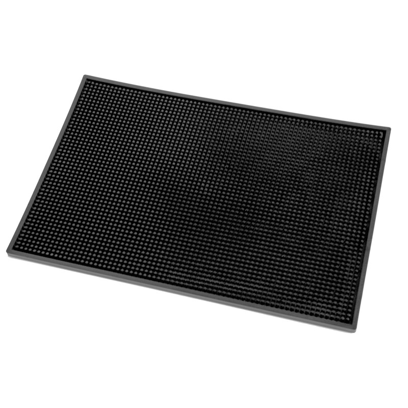 Rubber Bar Service Spill Mat - Black