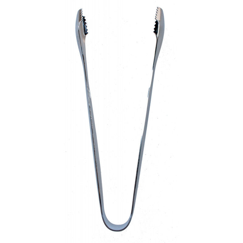 Acopa Swirl 6 18/8 Stainless Steel Ice Tongs