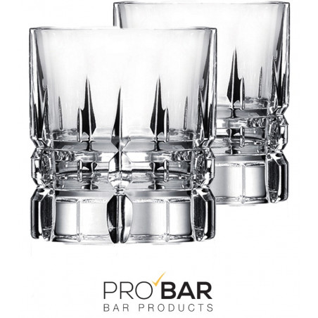 Crystal Melodia Old Fashioned Glasses (set of 6)