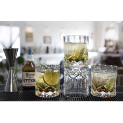 Crystal Melodia Old Fashioned Glasses (set of 6)