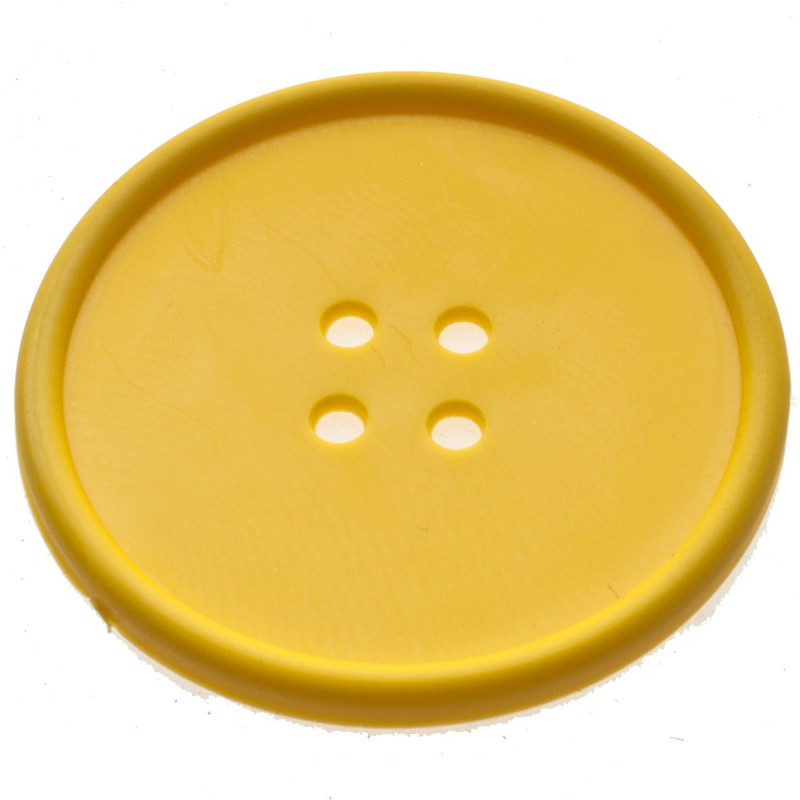 Yellow Button Coaster