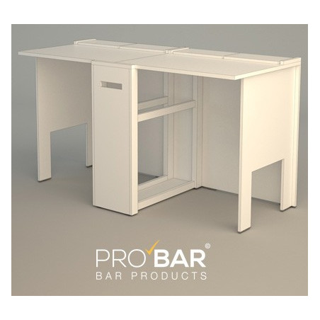 Bancone Cocktail richiudibile con Workstation