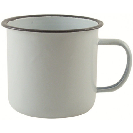 White Vintage Enamel Mug