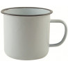 White Vintage Enamel Mug