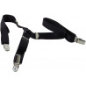 Elastic Black Suspenders