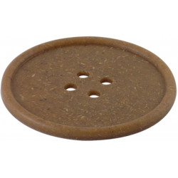 Yellow Button Coaster