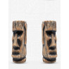 Wood Tiki Mug Moai