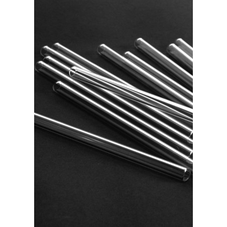 Unbreakable Glass Straws (12ps)