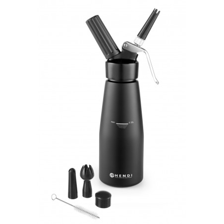 Black Stainless Steel Whipped Siphon 50 cl