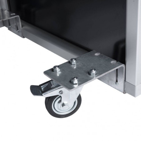 Retractable wheels with brake Workstation Professional