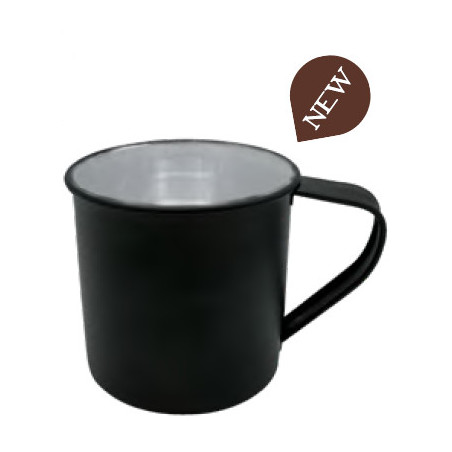 Black Vintage Enamel Mug