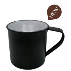 Black Vintage Enamel Mug