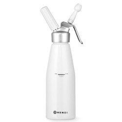 White Aluminium Whipped Siphon