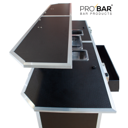 Portable Bartender Trolley Bar Counter PRO