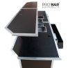 Portable Bartender Trolley Bar Counter