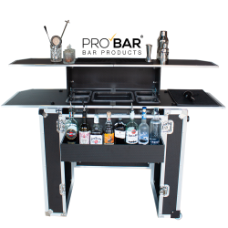 Portable Bartender Trolley Bar Counter