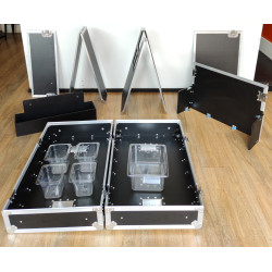 Portable Bartender Trolley Bar Counter