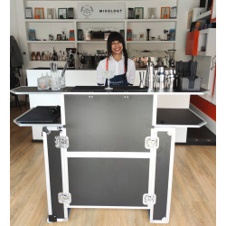 Portable Bartender Trolley Bar Counter