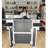 Portable Bartender Trolley Bar Counter