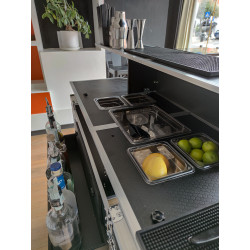 Portable Bartender Trolley Bar Counter PRO