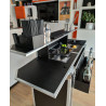 Portable Bartender Trolley Bar Counter