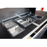 Portable Bartender Trolley Bar Counter