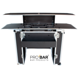 Portable Bartender Trolley Bar Counter