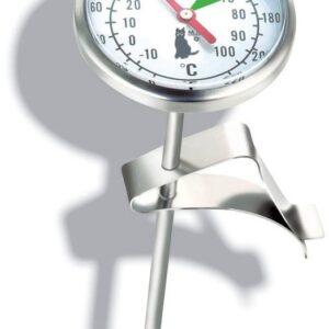 Milchthermometer mit Clip an der Milchkanne