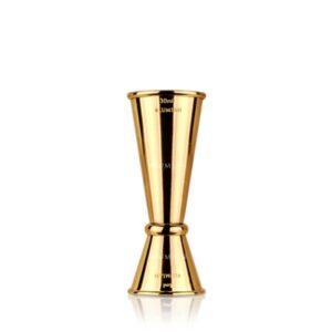 Jigger Japanese Lumian aus Edelstahl 18/10, 4 Größen, 5 Farben - Gold