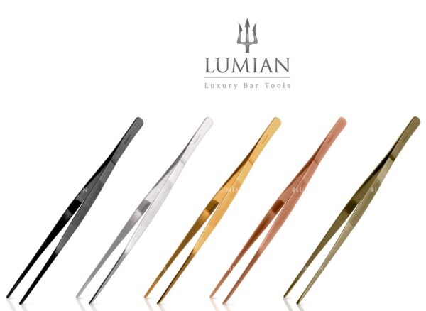 Garnierzange Lumian 30 cm aus Edelstahl 18/10 mit flachen Spitzen