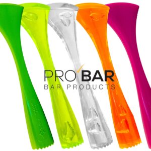 Muddler aus Polycarbonat, 21 cm, mit geriffeltem Kopf