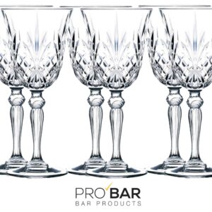 Cocktailglas Melodia 270 ml mit Stiel und Diamantschliff
