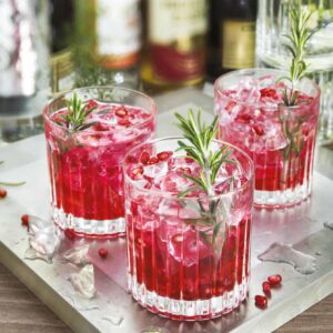 Tumbler Glas Timeless 360 ml aus Kristallglas Luxion mit senkrechten Rillen