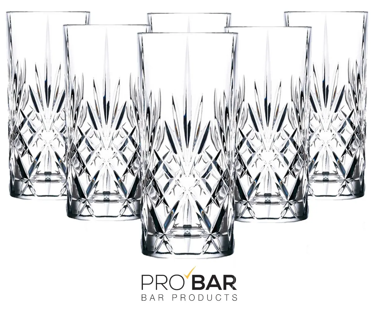 Longdrinkglas Melodia 360 ml mit Diamantschliff