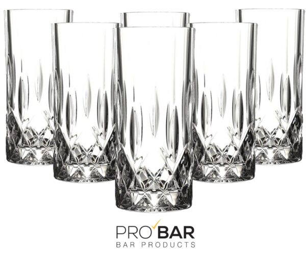 Longdrinkglas Opera 350 ml aus Kristallglas mit Dekor