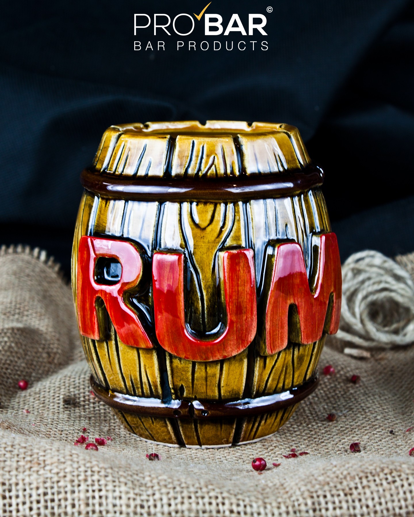 Tiki Rum Set, Tiki Mug mit 45 cl
