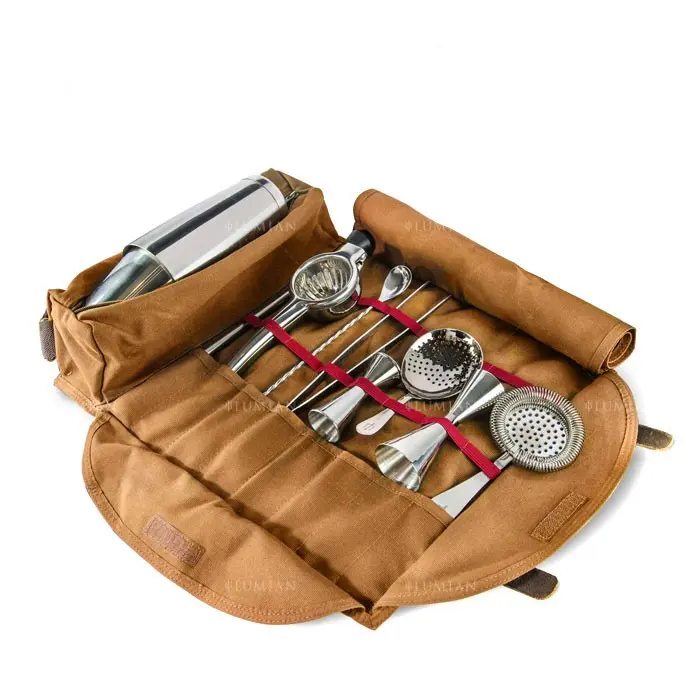 Rolltasche Lumian, Detail der Gummischlaufen