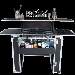 Mobile Bartheke Trolley PRO 160 cm, aufgebaut