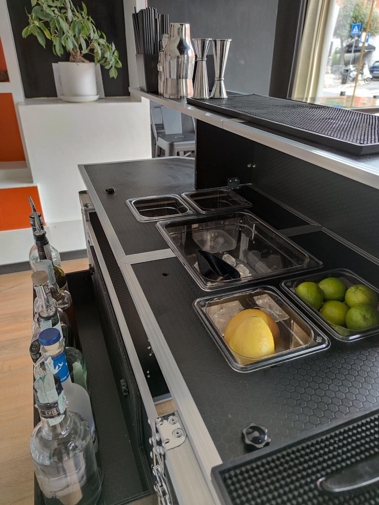 Mobile Bartheke Trolley PRO 160 cm, Ansicht 10
