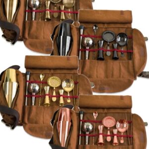 Barkeeper Set in Rolltasche von Lumian mit 9 Werkzeugen