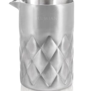 Mixing Tin Narita 600 ml von Lumian aus Edelstahl mit doppelter Wand und Ausguss