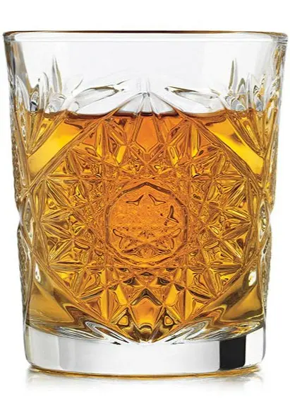 Tumbler Glas Hobstar 350 ml, Detail des Schliffs, Ansicht 5