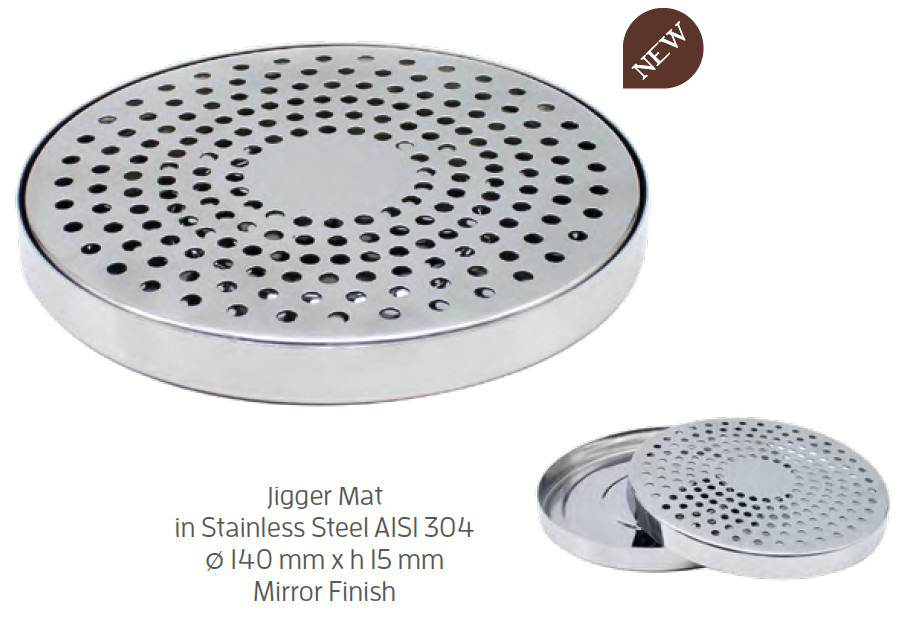 Abtropfschale für Jigger 15 cm, Gitter abgenommen