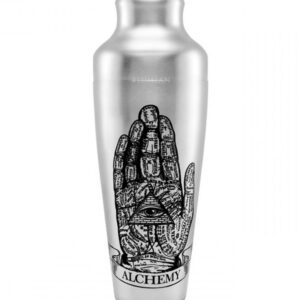 Cocktail Shaker Parisienne Destiny 550 ml von Lumian, Edelstahl satiniert und von Hand graviert