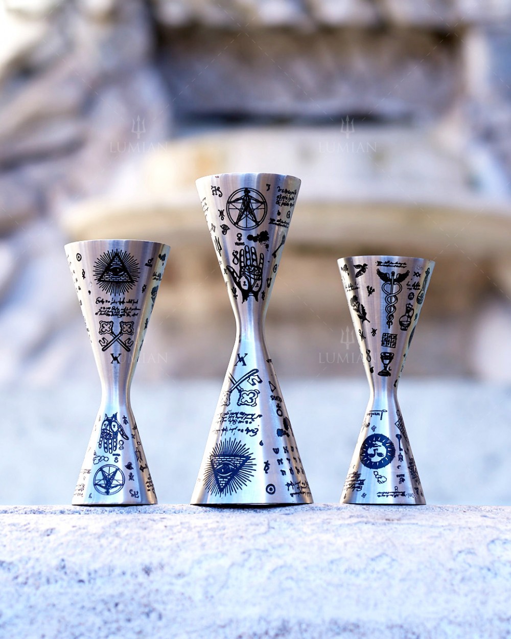 Jigger Alchemy aus Edelstahl, Ansicht 3
