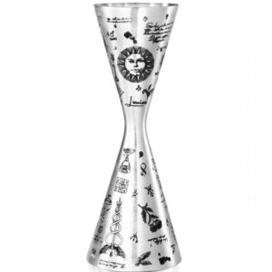 Jigger Alchemy aus Edelstahl mit Markierungen innen
