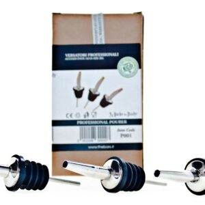 Ausgießer The Bars aus Edelstahl mit Kautschukfuß, 12er-Pack