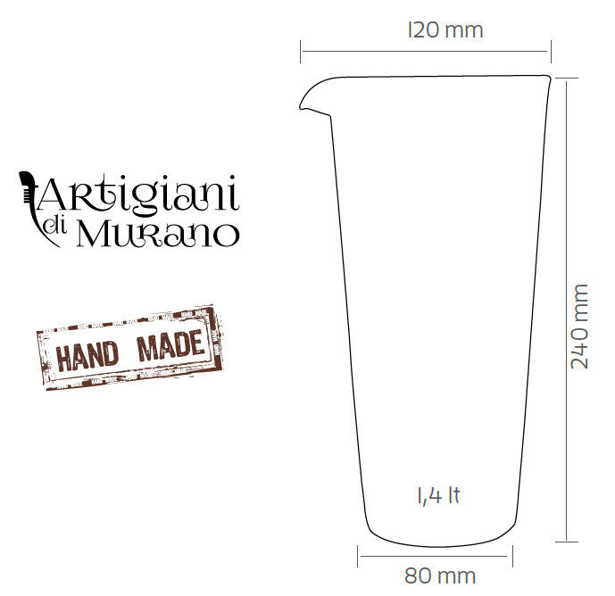 Rührglas Scagner 860 ml, Ansicht 4