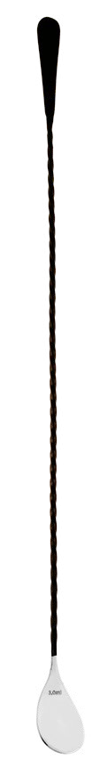 Barlöffel Hoffman 45 cm, gedrehter Stiel