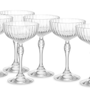 Cocktailglas America 220 ml in Schalenform, mundgeblasen, 6er-Set